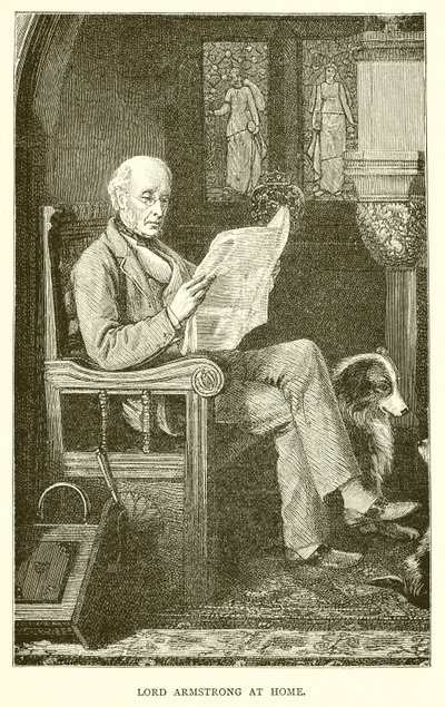 Lord Armstrong at Home by English School