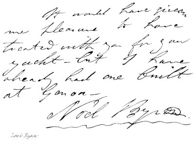Lord Byron by English School