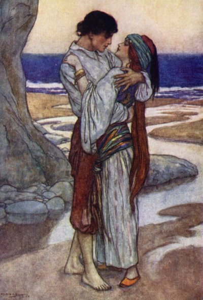Lord Byron, Juan and Haidee by English School