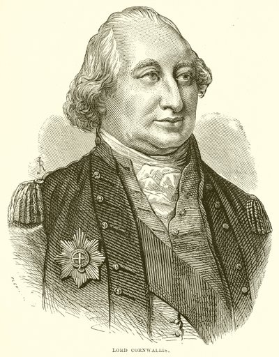 Lord Cornwallis by English School