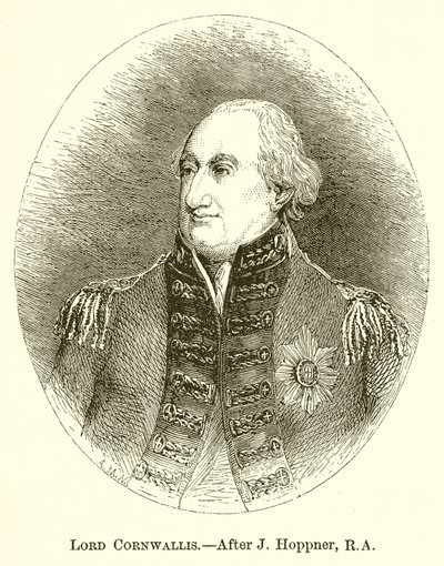 Lord Cornwallis by English School