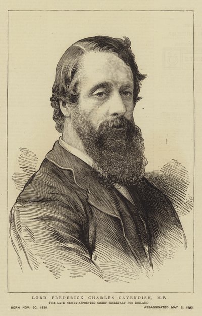 Lord Frederick Charles Cavendish, MP by English School