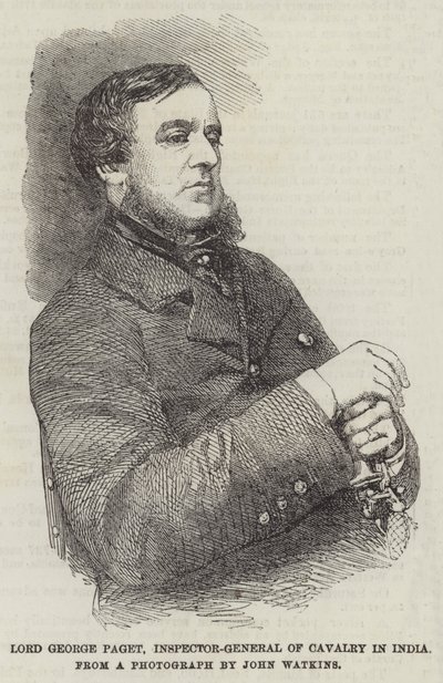 Lord George Paget, Inspector-General of Cavalry in India by English School