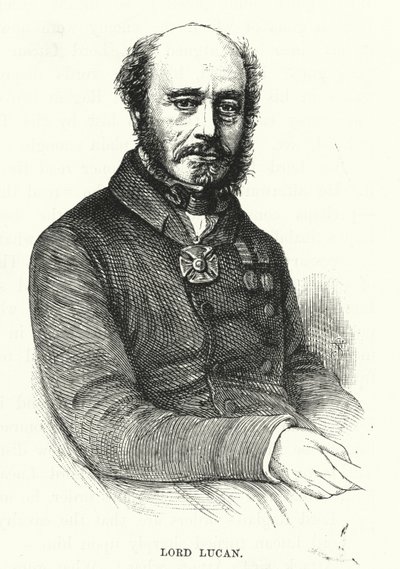 Lord Lucan (engraving) by English School