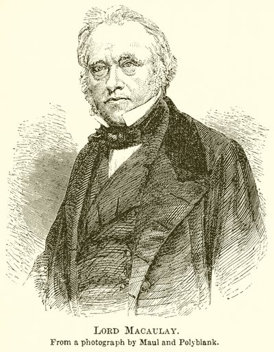 Lord Macaulay by English School