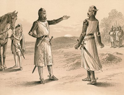 Lord Pembroke and Bruce Before the Battle of Methven by English School