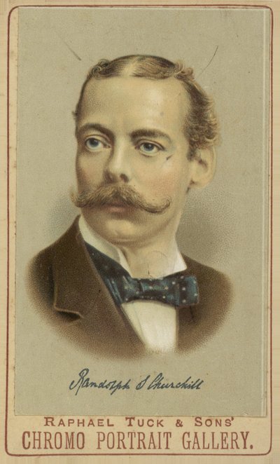 Lord Randolph Churchill by English School