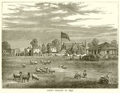 Lords Ground in 1837 by English School