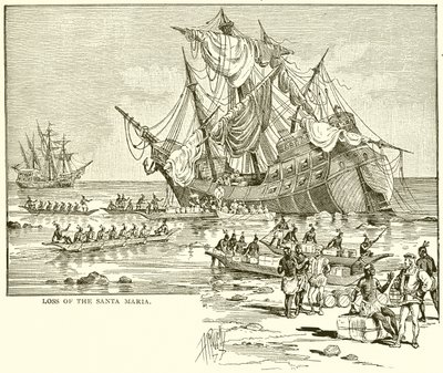 Loss of the Santa Maria by English School