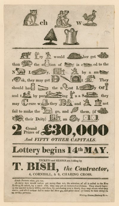 Lottery Advertisement by English School