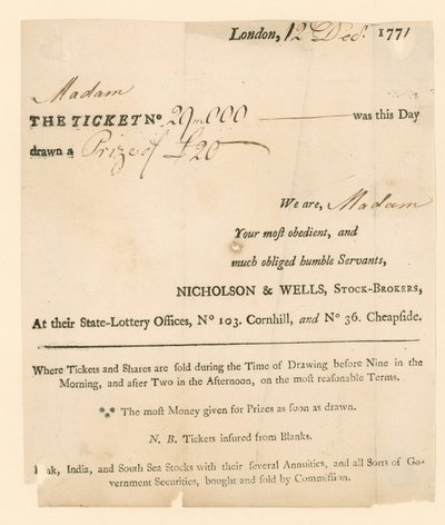 Lottery Ticket by English School