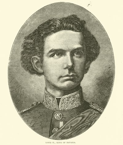 Louis II, King of Bavaria, October 1870 by English School