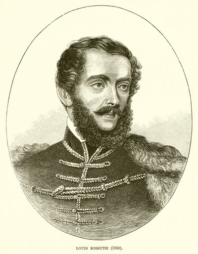 Louis Kossuth (1850) by English School