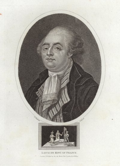 Louis XVI King of France by English School