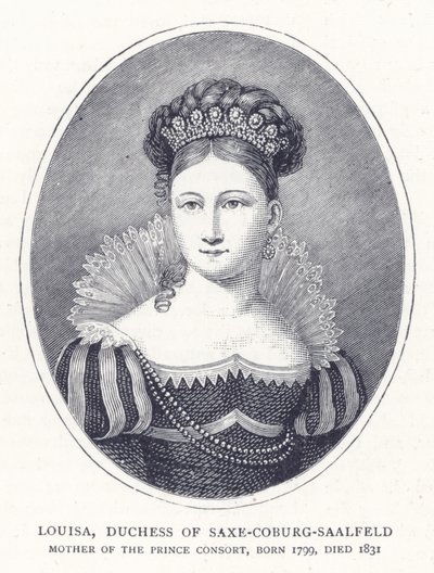 Louisa, Duchess of Saxe-Coburg-Saalfeld by English School