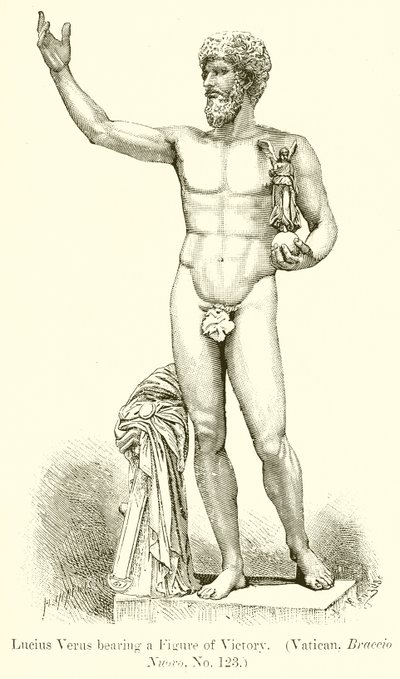 Lucius Verus Bearing a Figure of Victory (Vatican, Braccio Nuovo. No. 123) by English School