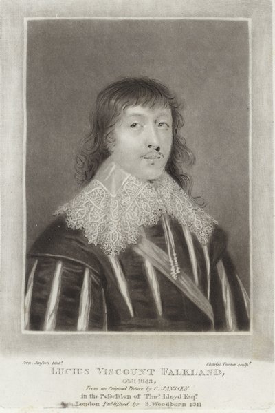 Lucius Viscount Falkland by English School