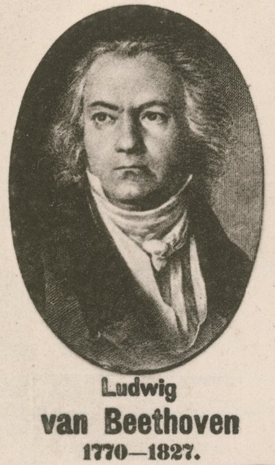 Ludwig van Beethoven by English School
