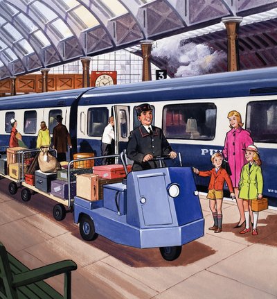 Luggage Transporter Driver by English School