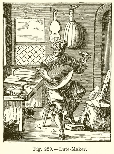 Lute-Maker by English School