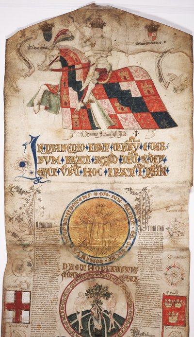 Chronicle of the History of the World from Creation to Woden, with a Genealogy of Edward IV, c.1461 by English School