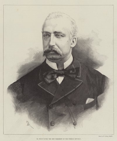 M Felix Faure, the New President of the French Republic by English School