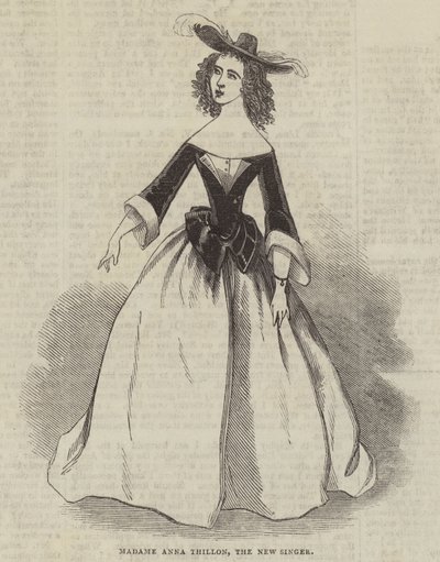 Madame Anna Thillon, the New Singer by English School