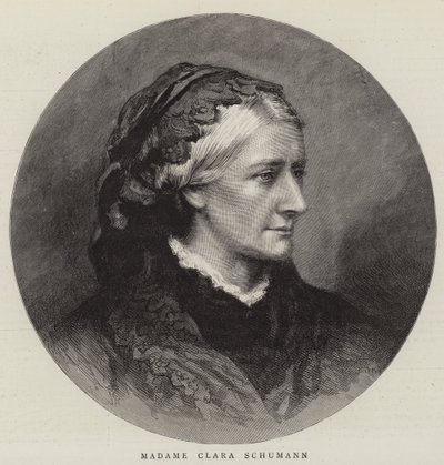 Madame Clara Schumann by English School