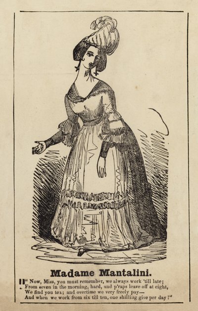 Madame Mantalini from Nicholas Nickleby by English School