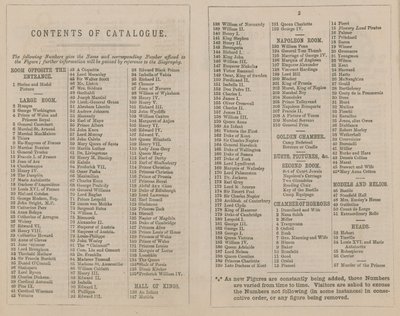 Madame Tussaud & Sons Exhibition Catalogue for 1875 by English School