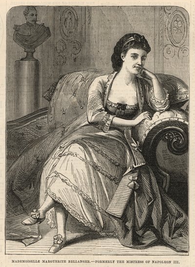 Mademoiselle Marguerite Bellanger, Formerly the Mistress of Napoleon III by English School