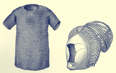 Mailcoat and Silver Helmet, Before 450 A.D., from 