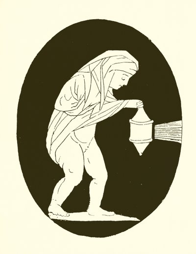 Man with Light by English School