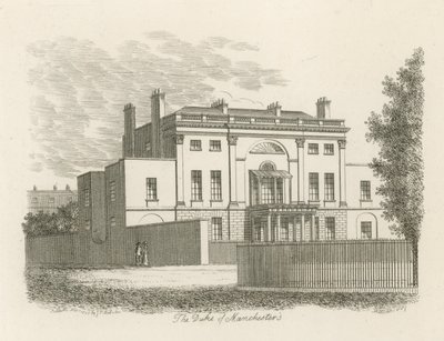 Manchester House in Manchester Square by English School