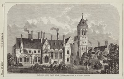 Mansion, Leigh Park, Near Portsmouth, Mr R W Drew, Architect by English School