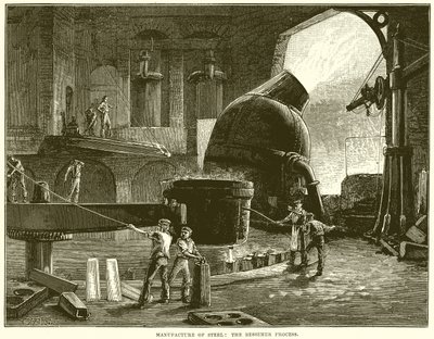 Manufacture of Steel: The Bessemer Process by English School