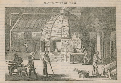 Manufacture of Glass by English School