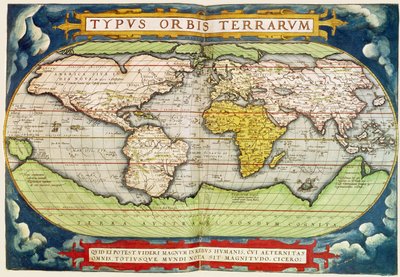 Map charting Sir Francis Drake