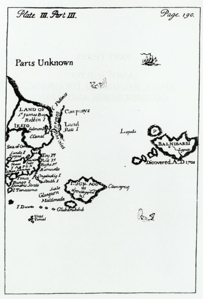 Map from Gulliver