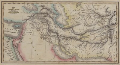 Map of Countries Mentioned in the Histories of Noah, Abraham and the Kings of Israel by English School