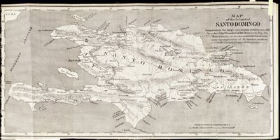 Map of the Island of Santo Domingo, from 