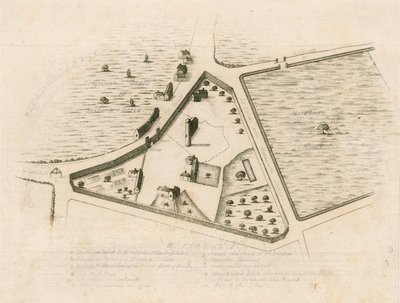 Map of the parish of St Giles in the Fields, London by English School