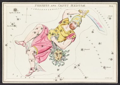 Perseus and Caput Medusa, from Urania