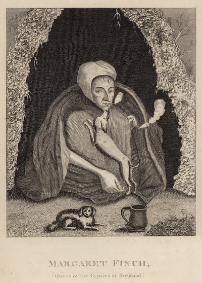 Margaret Finch, Queen of the Gypsies at Norwood by English School
