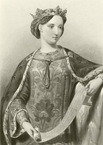 Marguerite of France, Queen of King Edward I by English School