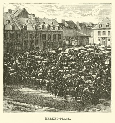 Market-place by English School