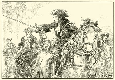 Marlborough Leading His Troops by English School
