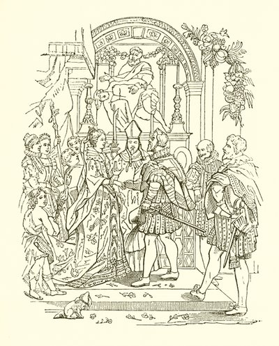 Marriage of Henry IV and Mary de Medicis by English School