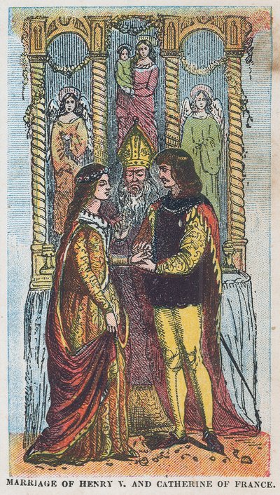 Marriage of King Henry V and Catherine of France by English School