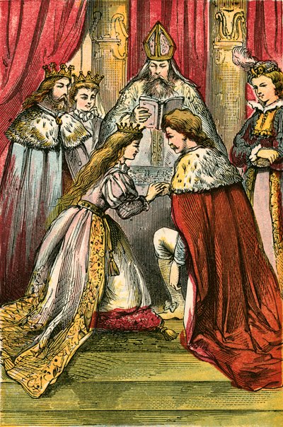 Marriage of the Marquis and Princess by English School
